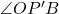 \angle OP'B