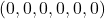 (0,0,0,0,0,0)