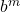 b^m