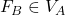 F_B \in V_A