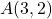 A(3,2)