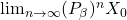 \lim_{n\to \infty} (P_\beta)^nX_0
