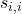 s_{i,i}