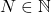 N\in {\mathbb N}