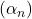 ( \alpha_n )