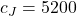 c_J=5200
