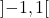 {]{-1},1[}