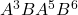 A^3BA^5B^6
