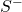 S^-