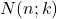 N(n;k)