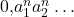 0{,}a_1^n a_2^n\ldots