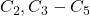 C_2, C_3-C_5