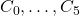 C_0, \dots, C_5
