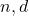 n, d