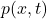 p(x, t)