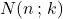 N(n\,;\,k)