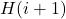 H(i+1)