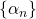 \{ \alpha_n \}